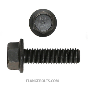 M8-1.25X30 Hex Flange Bolt Class 10.9 Phos&Oil